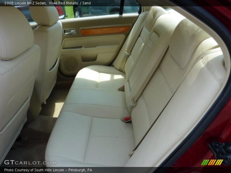 Vivid Red Metallic / Sand 2008 Lincoln MKZ Sedan