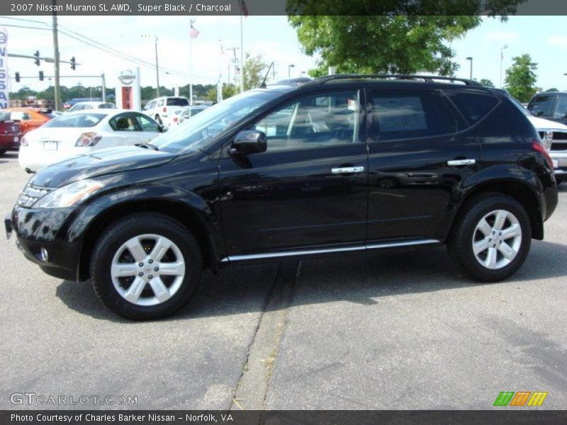 Super Black / Charcoal 2007 Nissan Murano SL AWD
