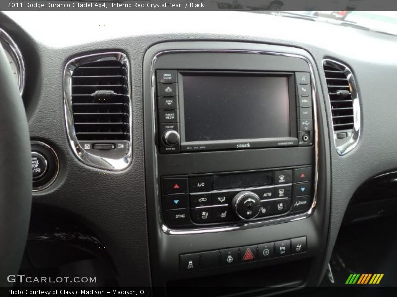Inferno Red Crystal Pearl / Black 2011 Dodge Durango Citadel 4x4