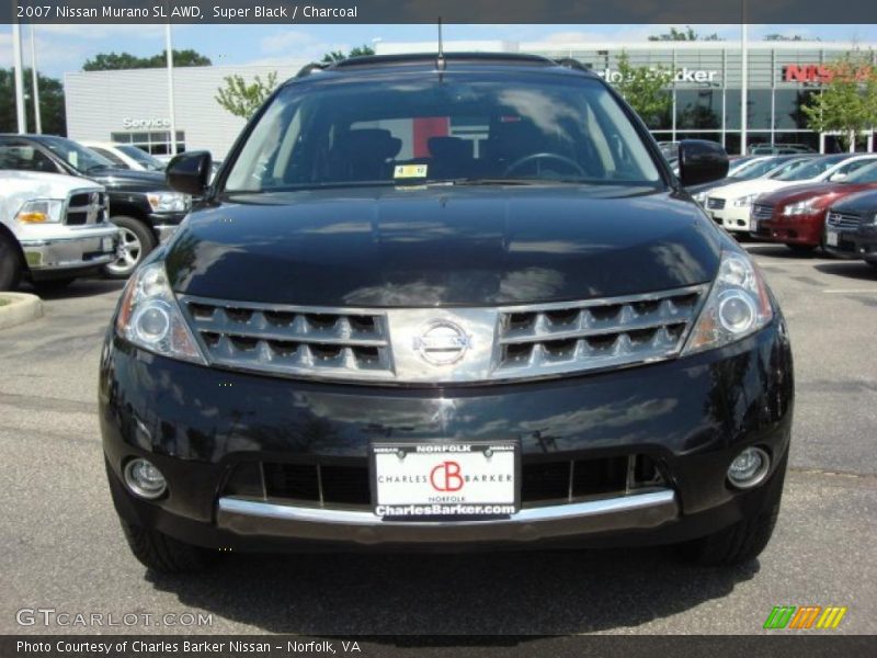 Super Black / Charcoal 2007 Nissan Murano SL AWD