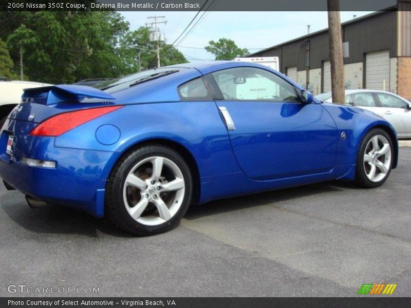 Daytona Blue Metallic / Carbon Black 2006 Nissan 350Z Coupe