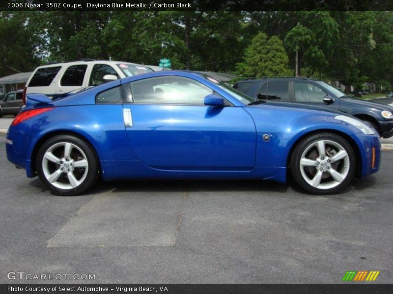 Daytona Blue Metallic / Carbon Black 2006 Nissan 350Z Coupe