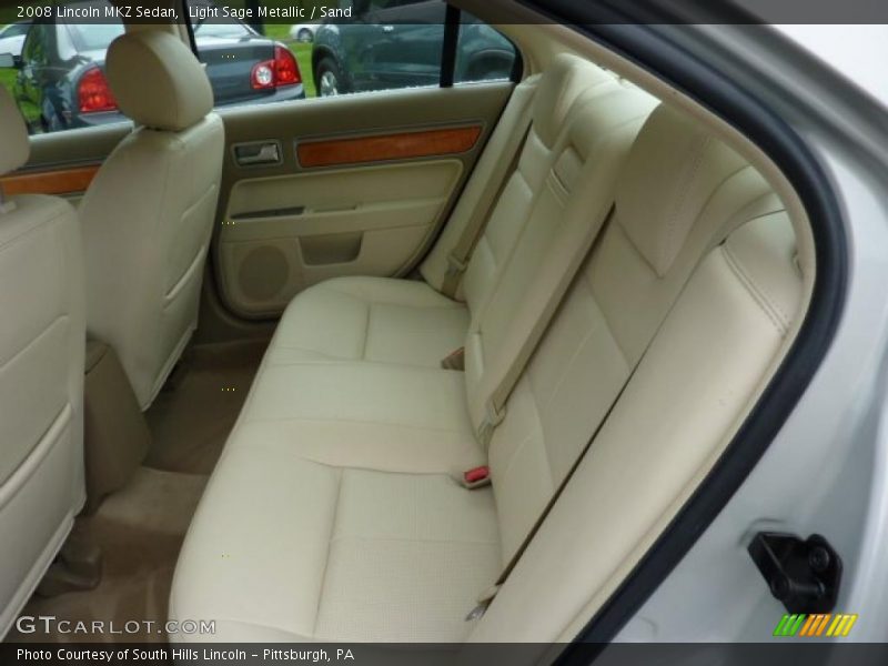 Light Sage Metallic / Sand 2008 Lincoln MKZ Sedan
