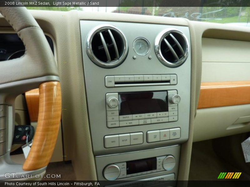 Light Sage Metallic / Sand 2008 Lincoln MKZ Sedan