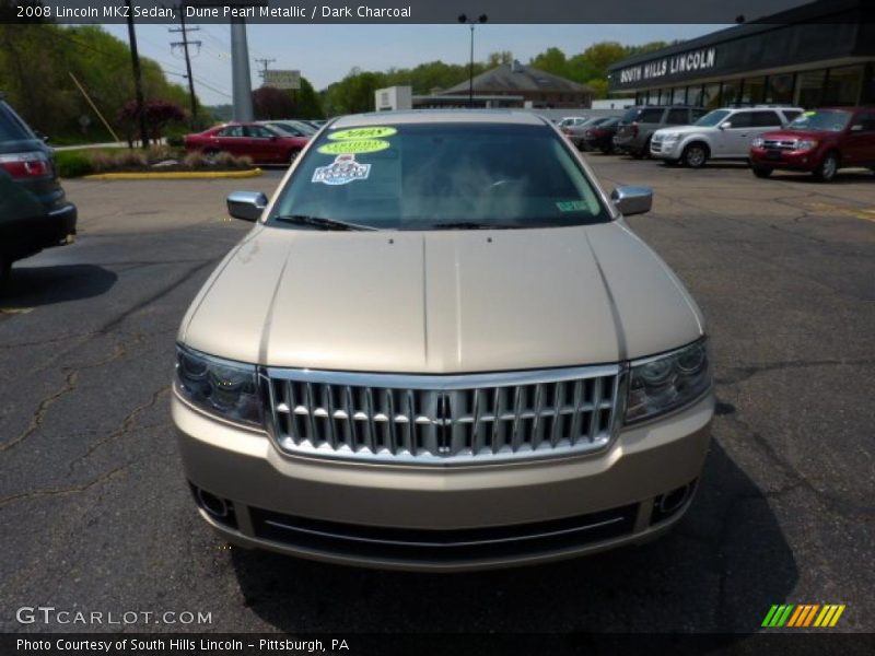 Dune Pearl Metallic / Dark Charcoal 2008 Lincoln MKZ Sedan