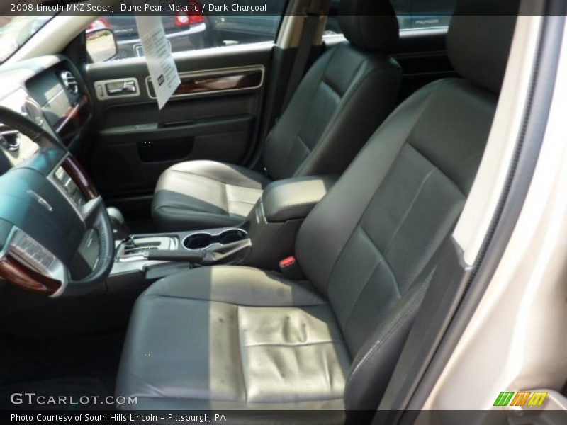 Dune Pearl Metallic / Dark Charcoal 2008 Lincoln MKZ Sedan