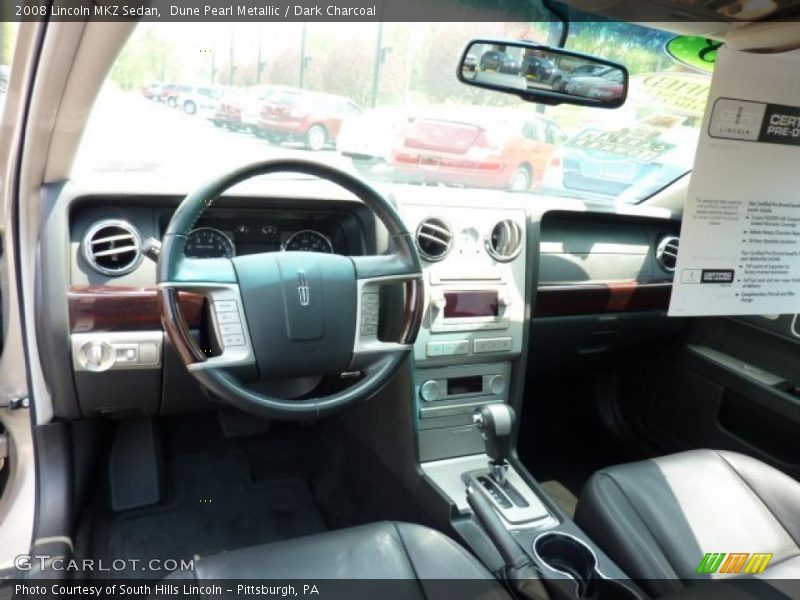 Dune Pearl Metallic / Dark Charcoal 2008 Lincoln MKZ Sedan
