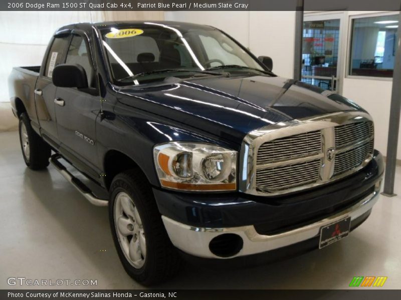 Patriot Blue Pearl / Medium Slate Gray 2006 Dodge Ram 1500 ST Quad Cab 4x4