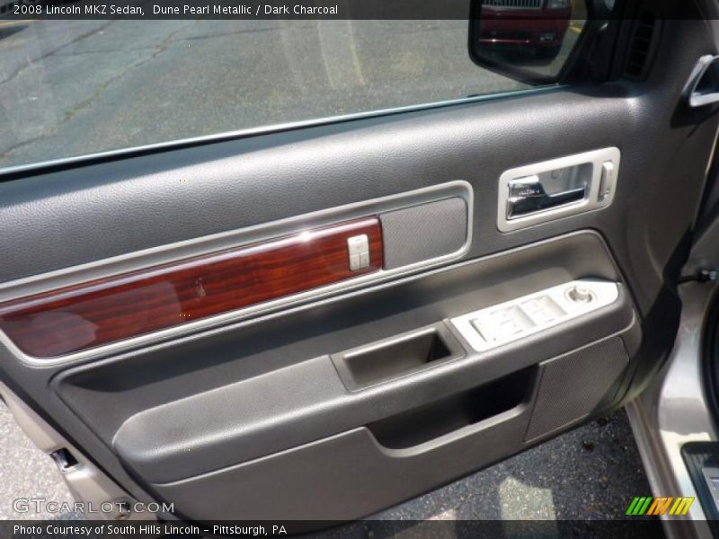 Dune Pearl Metallic / Dark Charcoal 2008 Lincoln MKZ Sedan