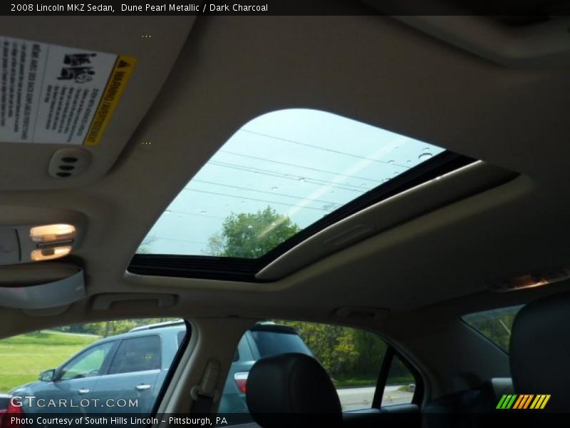 Dune Pearl Metallic / Dark Charcoal 2008 Lincoln MKZ Sedan