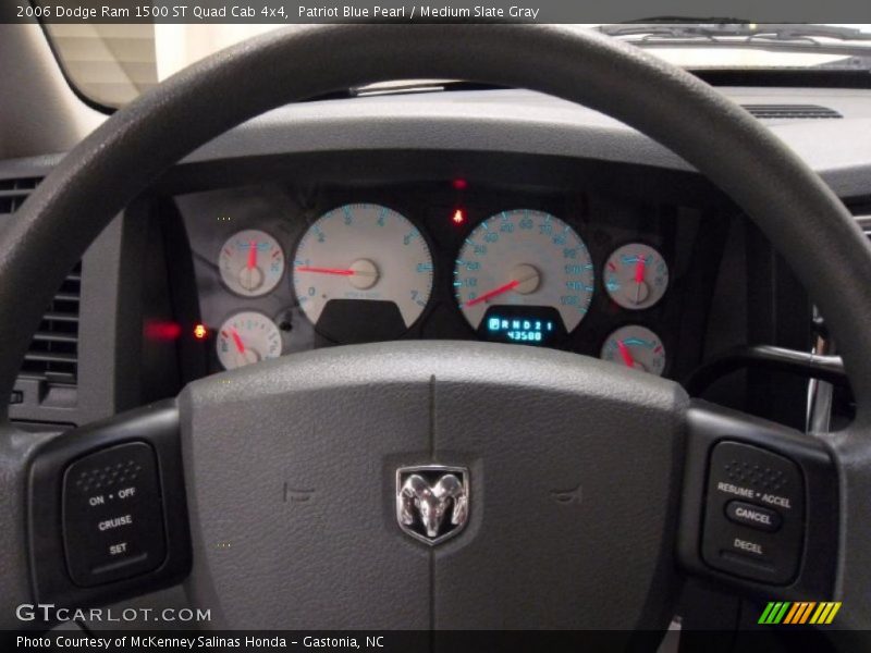 Patriot Blue Pearl / Medium Slate Gray 2006 Dodge Ram 1500 ST Quad Cab 4x4