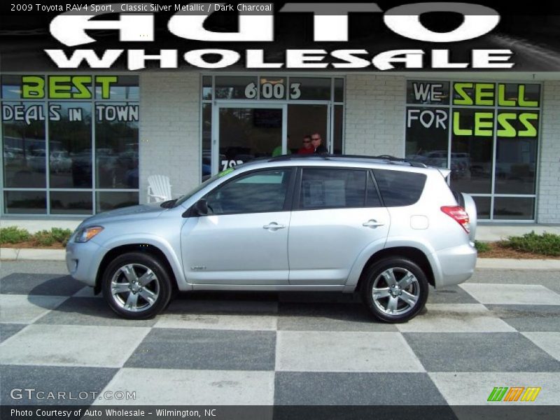 Classic Silver Metallic / Dark Charcoal 2009 Toyota RAV4 Sport