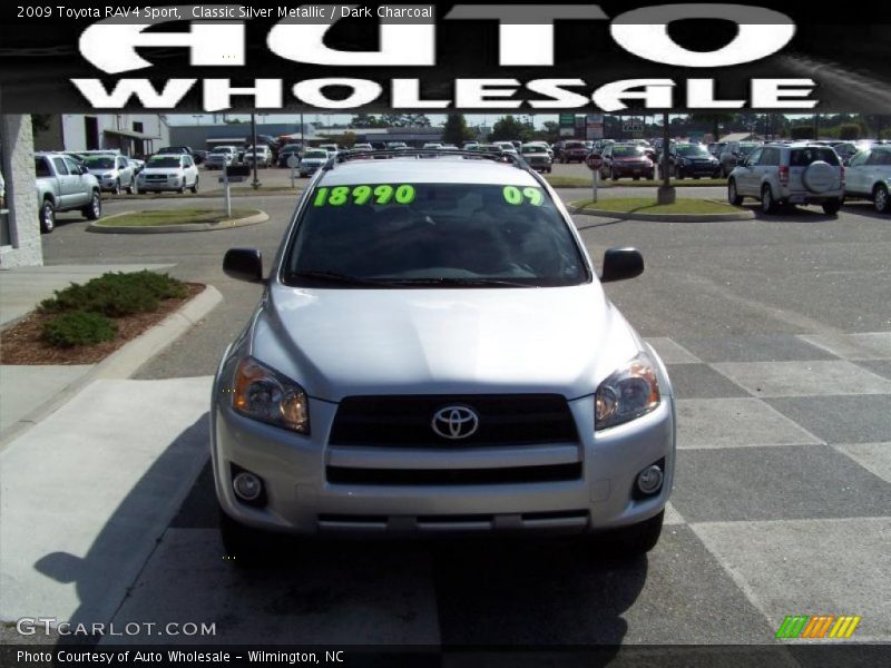 Classic Silver Metallic / Dark Charcoal 2009 Toyota RAV4 Sport
