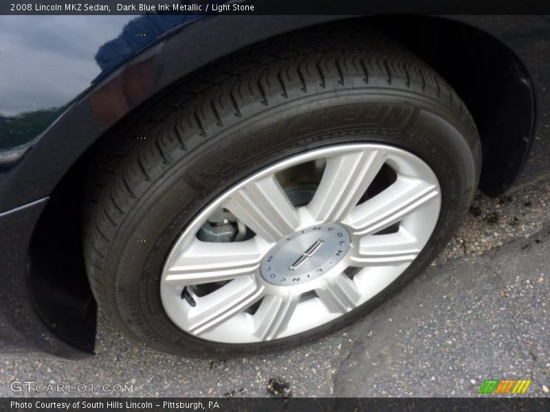 Dark Blue Ink Metallic / Light Stone 2008 Lincoln MKZ Sedan