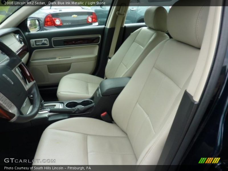 Dark Blue Ink Metallic / Light Stone 2008 Lincoln MKZ Sedan