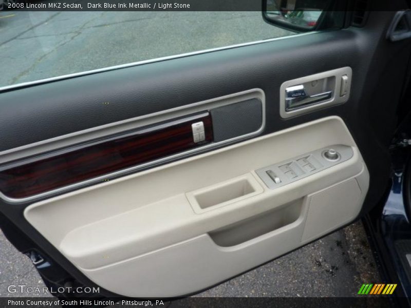 Dark Blue Ink Metallic / Light Stone 2008 Lincoln MKZ Sedan