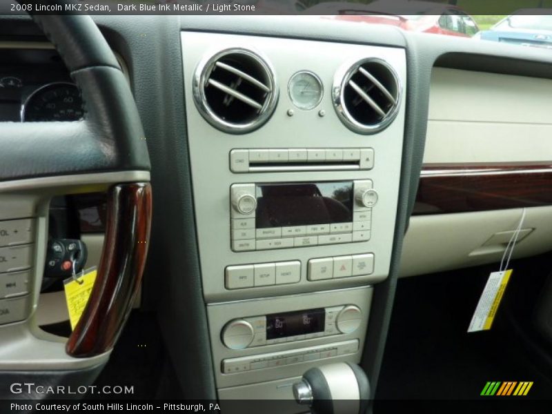 Dark Blue Ink Metallic / Light Stone 2008 Lincoln MKZ Sedan