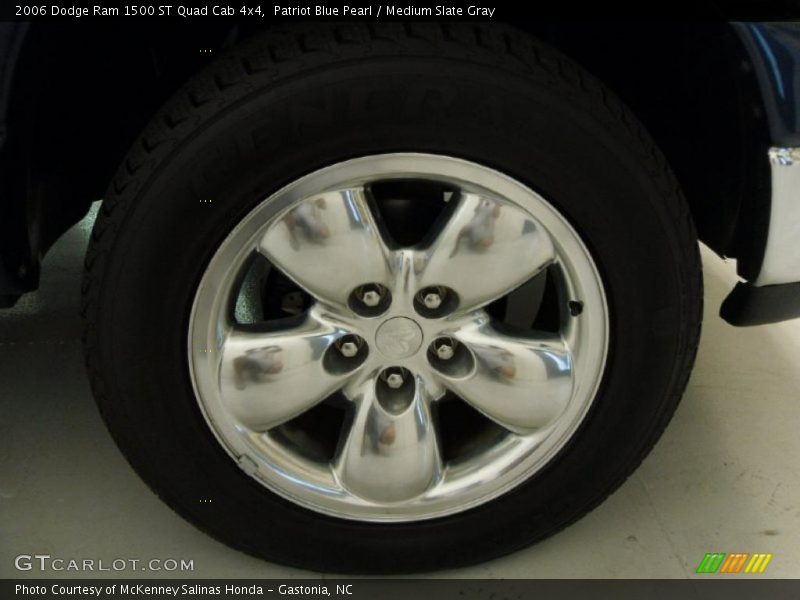 Patriot Blue Pearl / Medium Slate Gray 2006 Dodge Ram 1500 ST Quad Cab 4x4