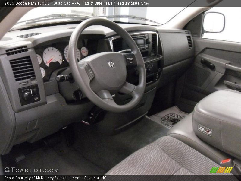 Patriot Blue Pearl / Medium Slate Gray 2006 Dodge Ram 1500 ST Quad Cab 4x4