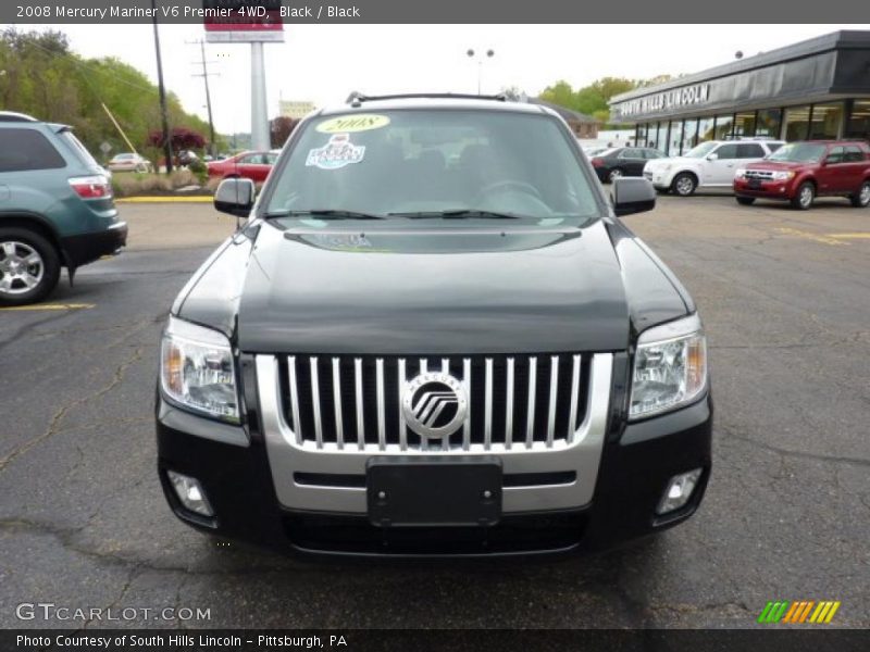 Black / Black 2008 Mercury Mariner V6 Premier 4WD