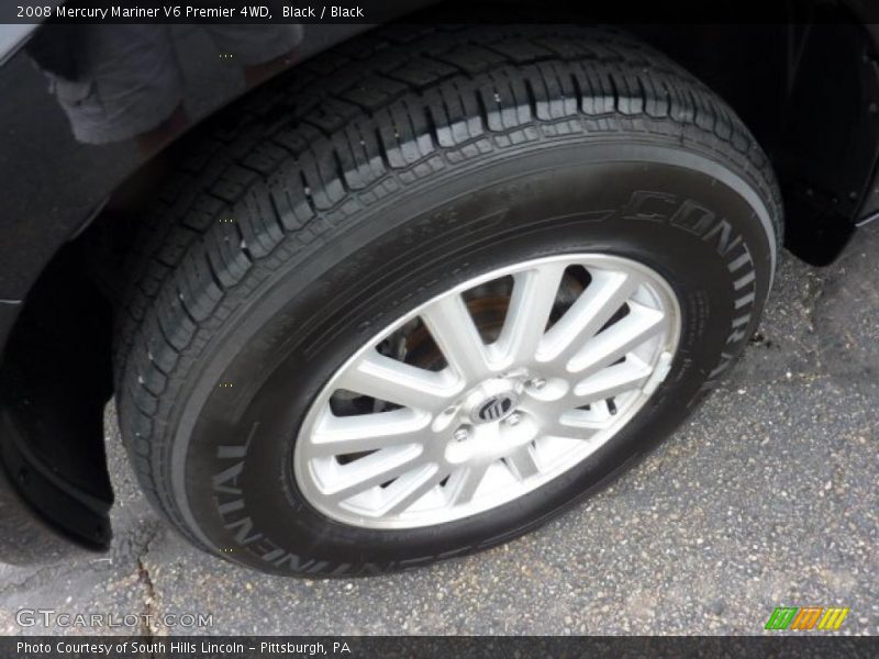 Black / Black 2008 Mercury Mariner V6 Premier 4WD