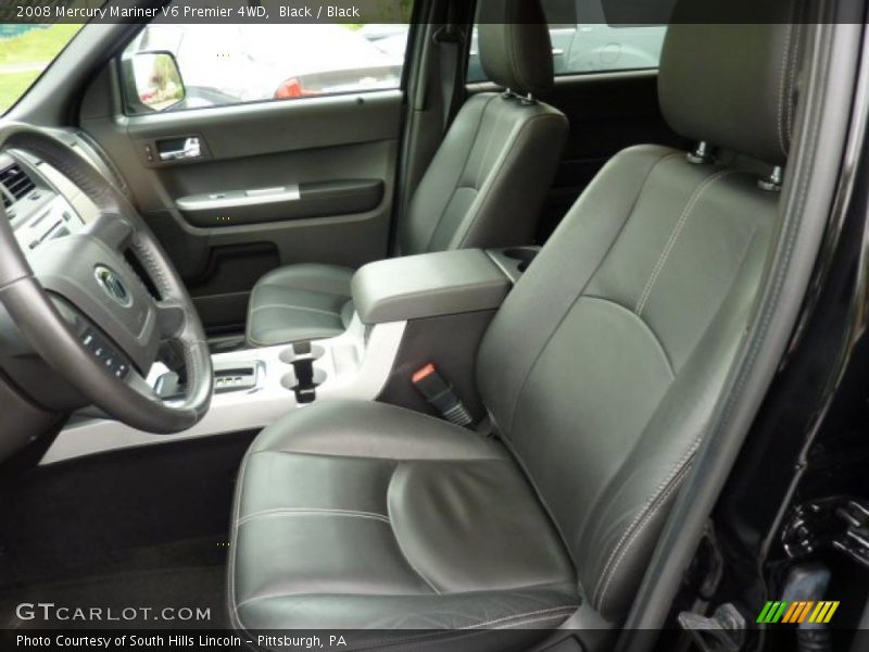 Black / Black 2008 Mercury Mariner V6 Premier 4WD