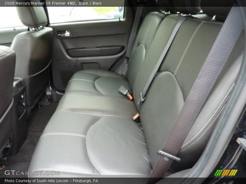 Black / Black 2008 Mercury Mariner V6 Premier 4WD