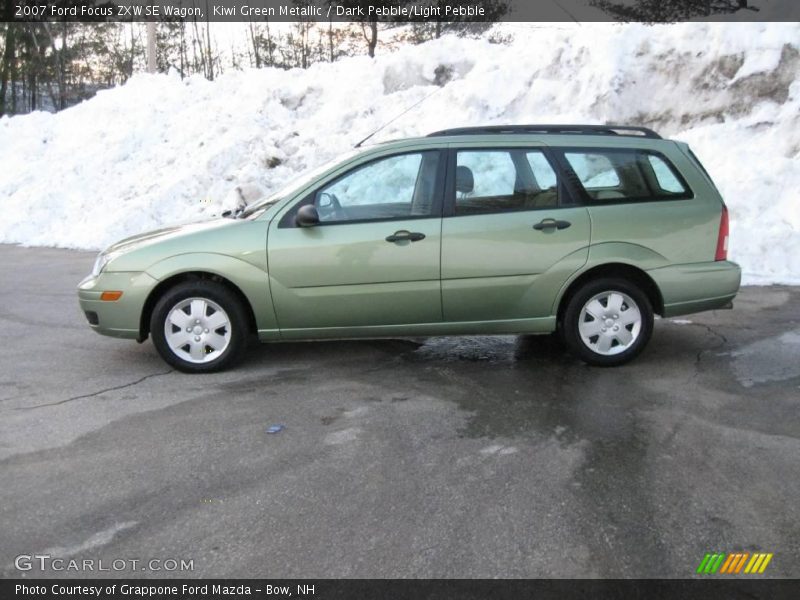 Kiwi Green Metallic / Dark Pebble/Light Pebble 2007 Ford Focus ZXW SE Wagon