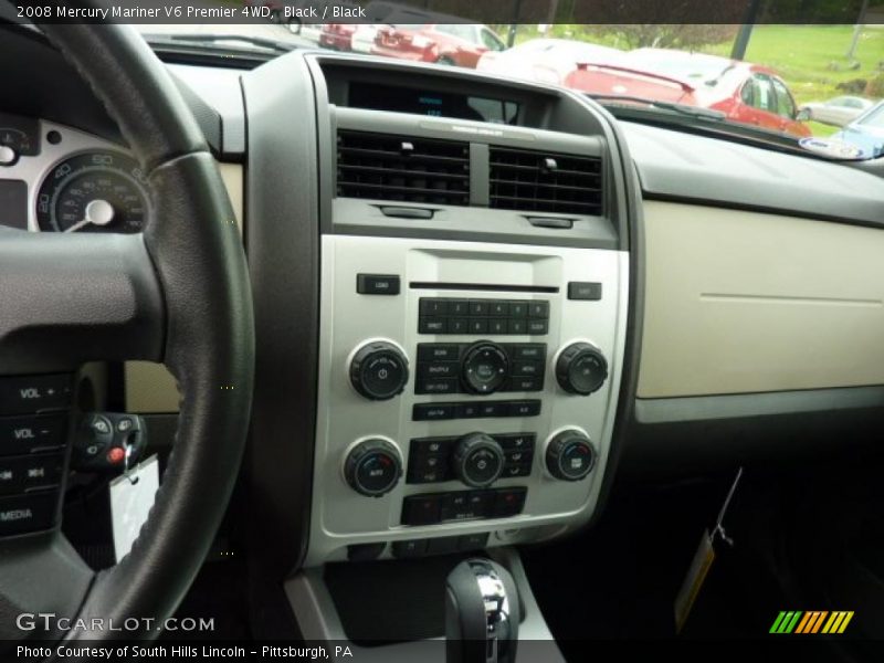 Black / Black 2008 Mercury Mariner V6 Premier 4WD