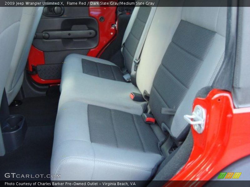 Flame Red / Dark Slate Gray/Medium Slate Gray 2009 Jeep Wrangler Unlimited X