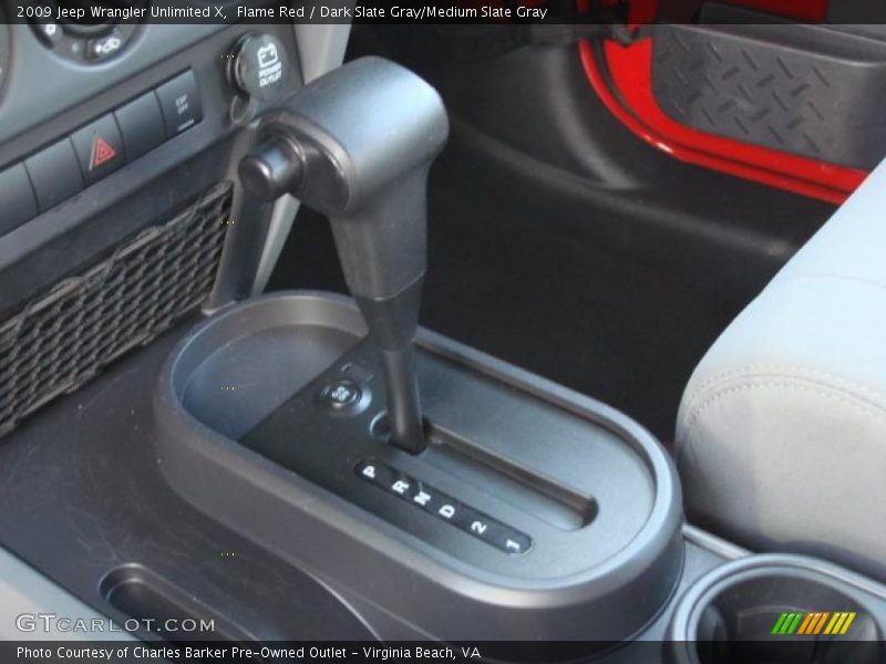 Flame Red / Dark Slate Gray/Medium Slate Gray 2009 Jeep Wrangler Unlimited X