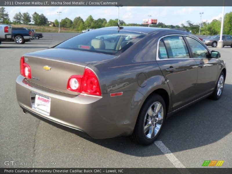 Mocha Steel Metallic / Cocoa/Cashmere 2011 Chevrolet Malibu LT