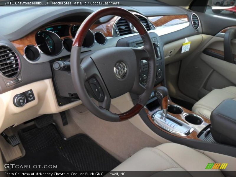 Mocha Steel Metallic / Cocoa/Cashmere 2011 Chevrolet Malibu LT
