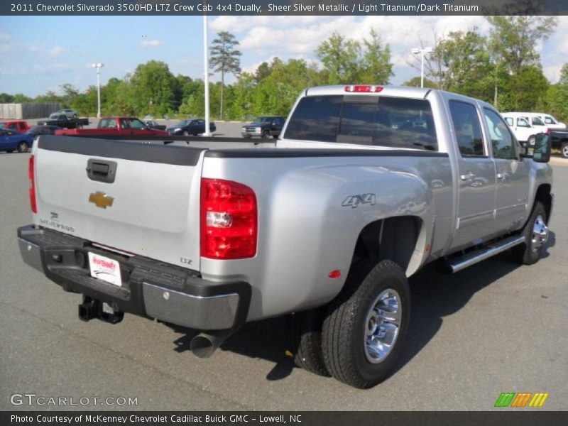  2011 Silverado 3500HD LTZ Crew Cab 4x4 Dually Sheer Silver Metallic