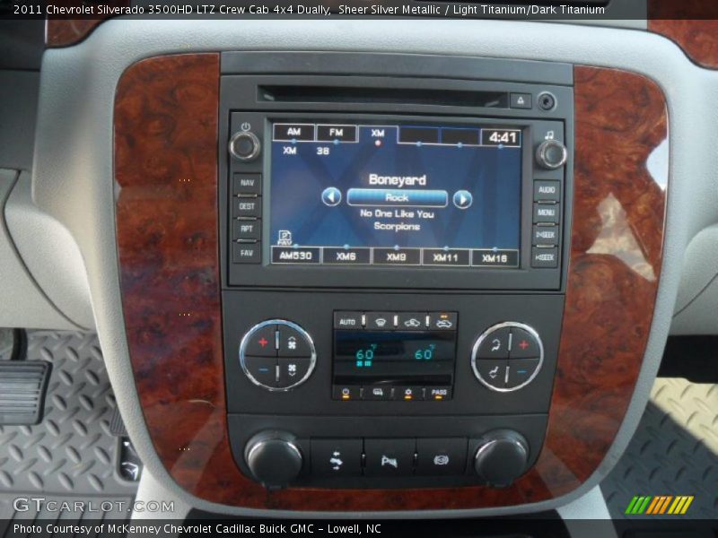 Sheer Silver Metallic / Light Titanium/Dark Titanium 2011 Chevrolet Silverado 3500HD LTZ Crew Cab 4x4 Dually