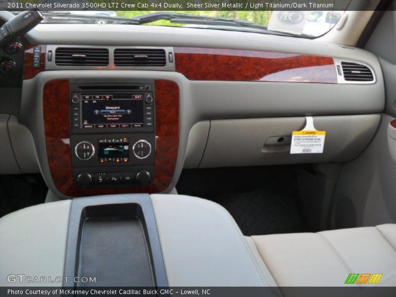  2011 Silverado 3500HD LTZ Crew Cab 4x4 Dually Light Titanium/Dark Titanium Interior