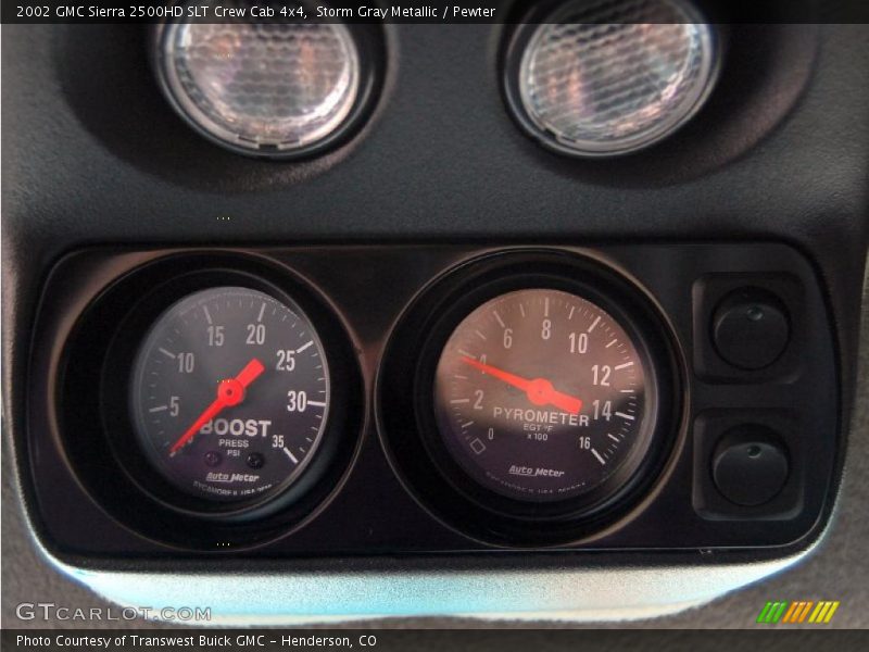 Storm Gray Metallic / Pewter 2002 GMC Sierra 2500HD SLT Crew Cab 4x4