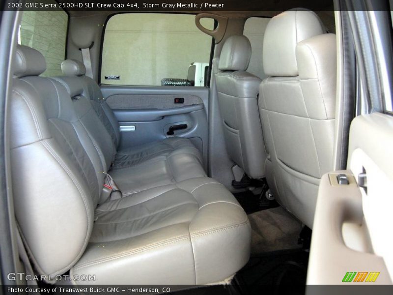 Storm Gray Metallic / Pewter 2002 GMC Sierra 2500HD SLT Crew Cab 4x4