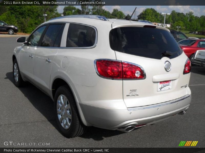 White Diamond Tricoat / Cashmere/Cocoa 2011 Buick Enclave CXL