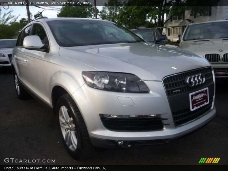Ice Silver Metallic / Black 2008 Audi Q7 3.6 quattro