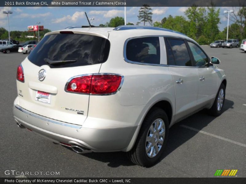 White Diamond Tricoat / Cashmere/Cocoa 2011 Buick Enclave CXL