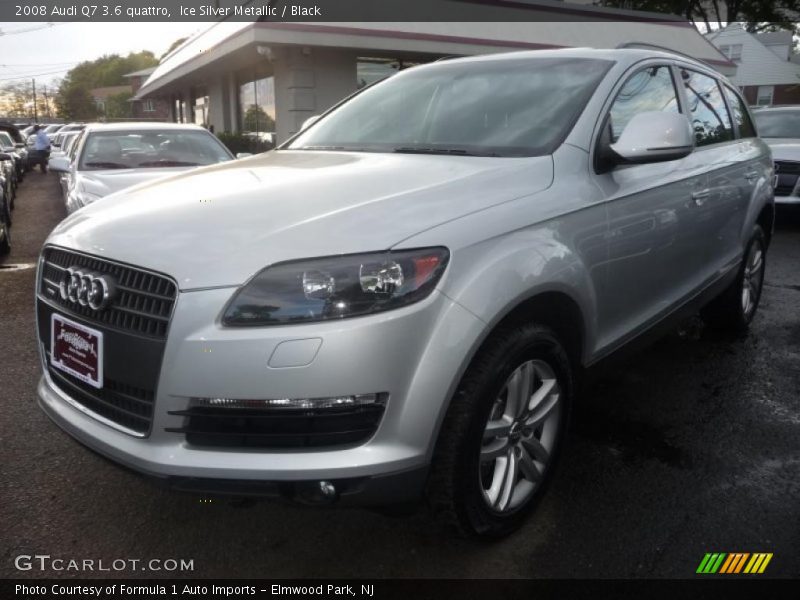 Ice Silver Metallic / Black 2008 Audi Q7 3.6 quattro