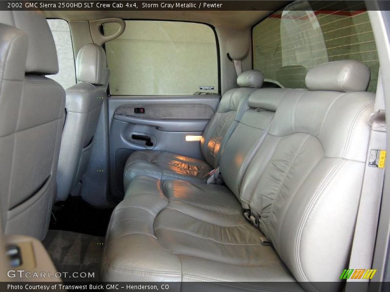 Storm Gray Metallic / Pewter 2002 GMC Sierra 2500HD SLT Crew Cab 4x4