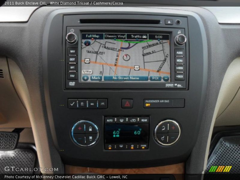 White Diamond Tricoat / Cashmere/Cocoa 2011 Buick Enclave CXL