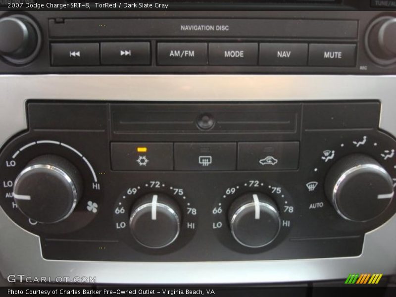 Controls of 2007 Charger SRT-8