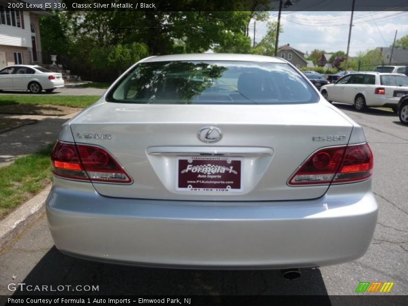 Classic Silver Metallic / Black 2005 Lexus ES 330