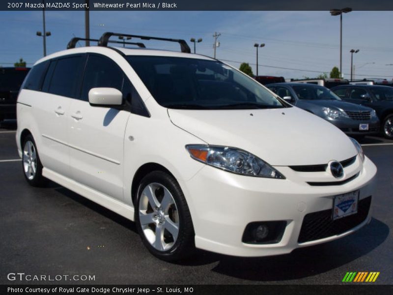 Whitewater Pearl Mica / Black 2007 Mazda MAZDA5 Sport