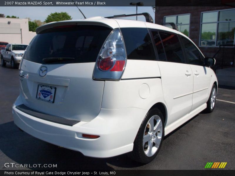 Whitewater Pearl Mica / Black 2007 Mazda MAZDA5 Sport