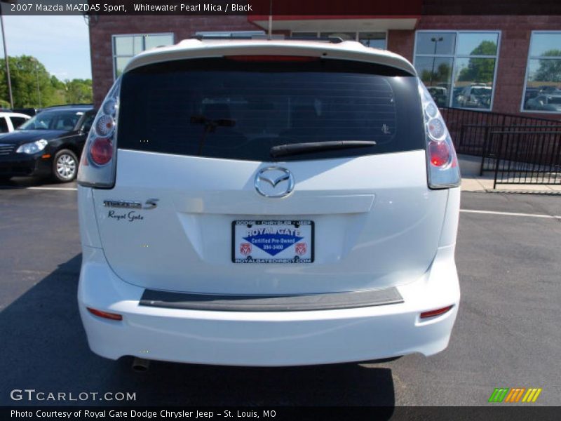 Whitewater Pearl Mica / Black 2007 Mazda MAZDA5 Sport
