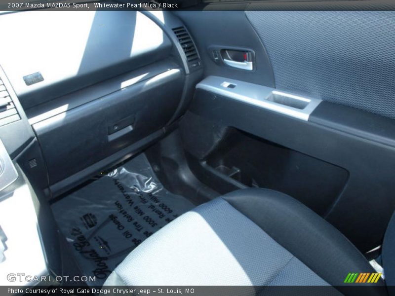 Whitewater Pearl Mica / Black 2007 Mazda MAZDA5 Sport